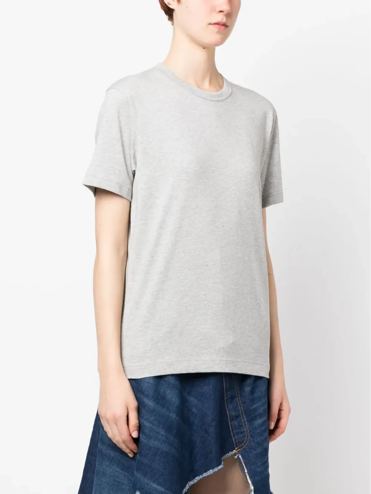 Comme Des Garçons Shirt ショートスリーブ コットンTシャツ グレー - 画像3