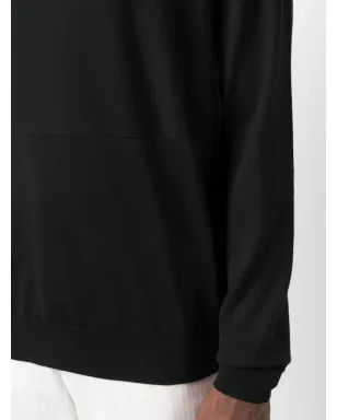 Jil Sander クルーネック ヴァージンウール ジャンパー - ブラック - サムネイル5