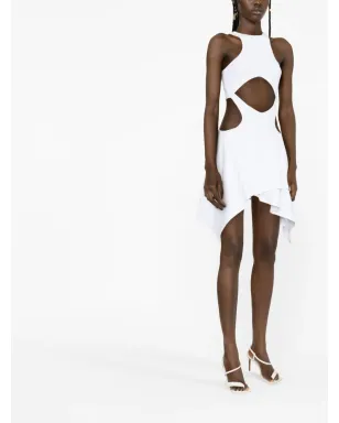 The Attico Magnolia cut-out minidress - White - サムネイル2