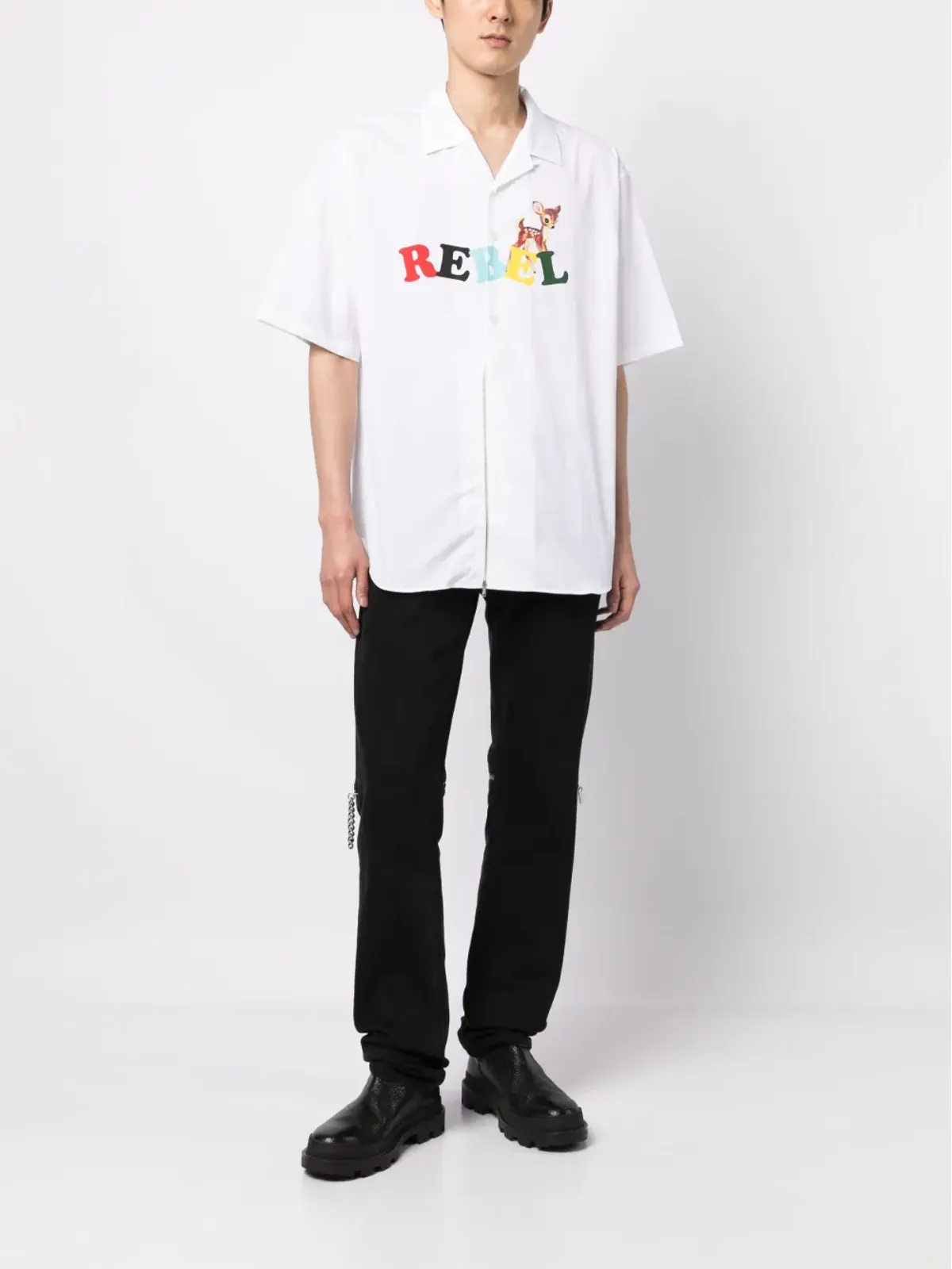 Undercover Rebel 半袖コットンシャツ - 画像2