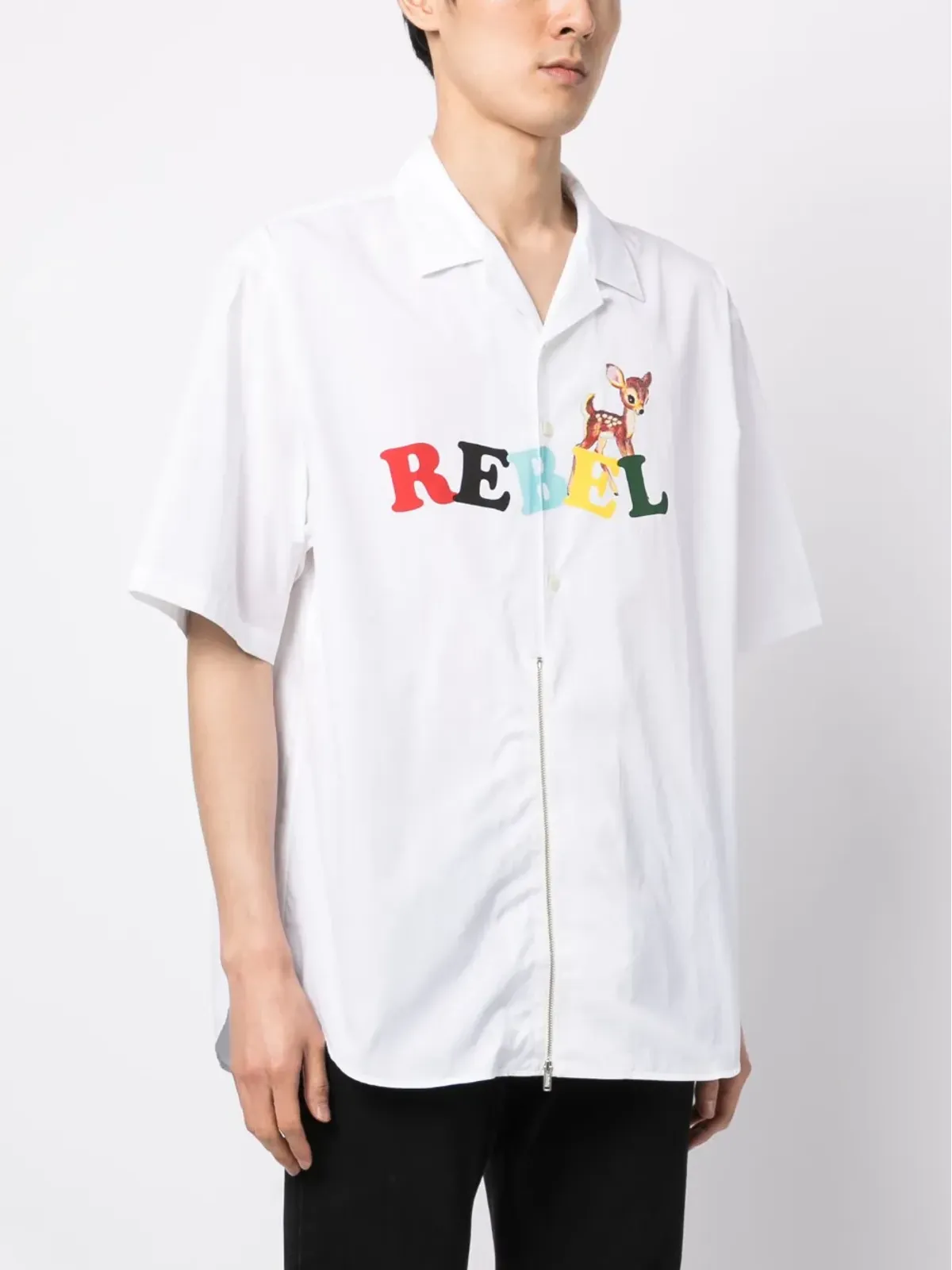 Undercover Rebel 半袖コットンシャツ - 画像3