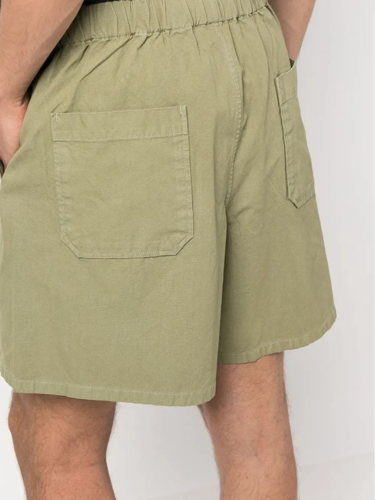 Barbour ウエストゴム付き コットン バミューダショーツ - 画像5
