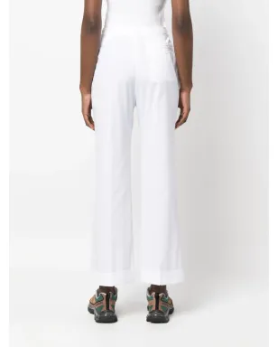 ASPESI ブーツカット・クロップドパンツ - ホワイト - サムネイル4