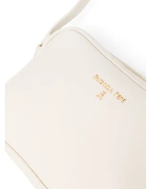 Patrizia Pepe ロゴ入りレザー クロスボディバッグ - Neutrals - サムネイル4