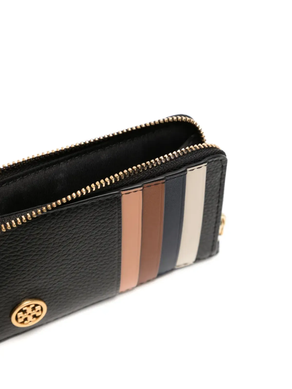 Tory Burch ロビンソン カラーブロック ジップファスナー ウォレット - 画像3