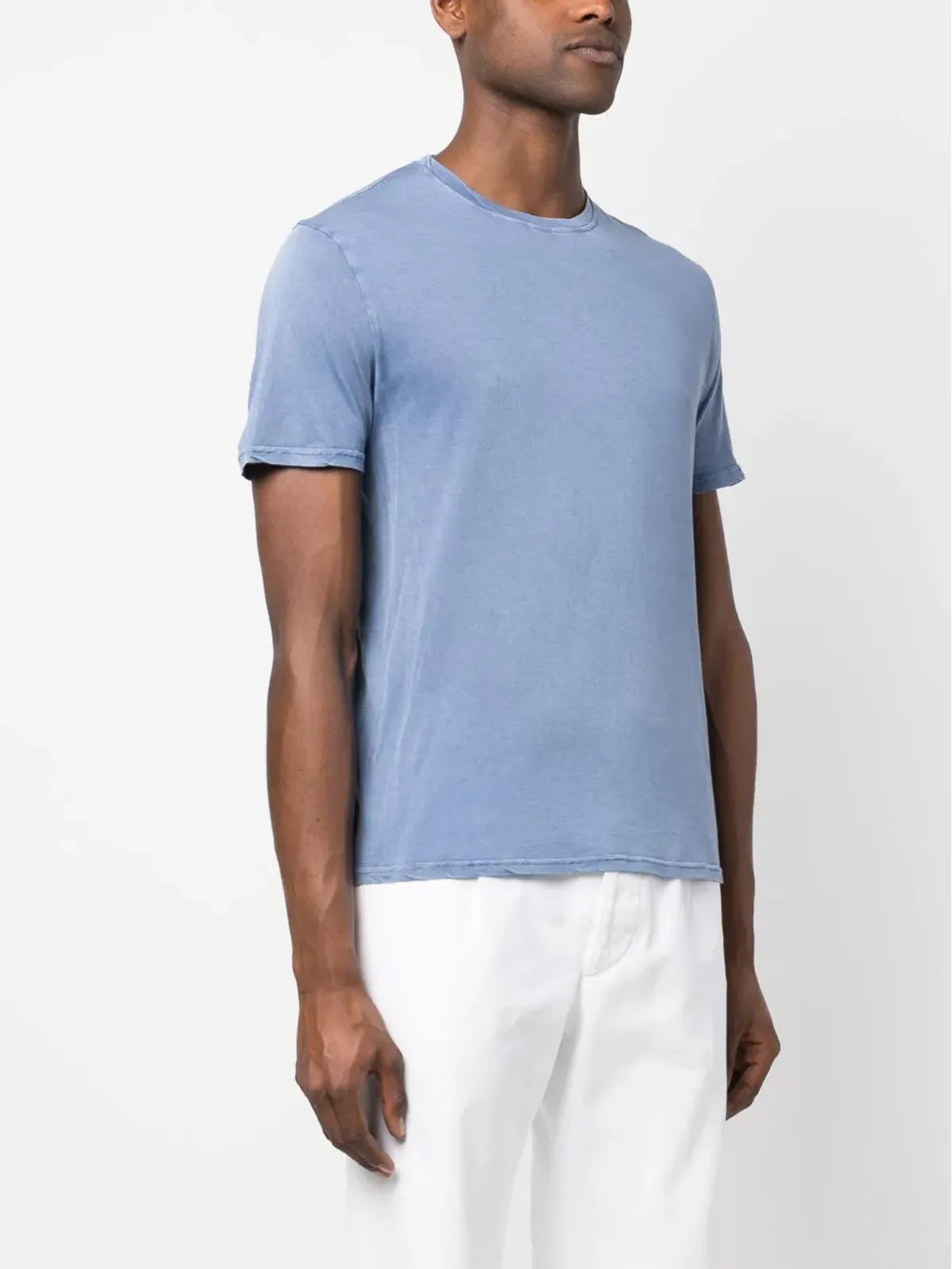 Fedeli クルーネック コットン Tシャツ - 画像3