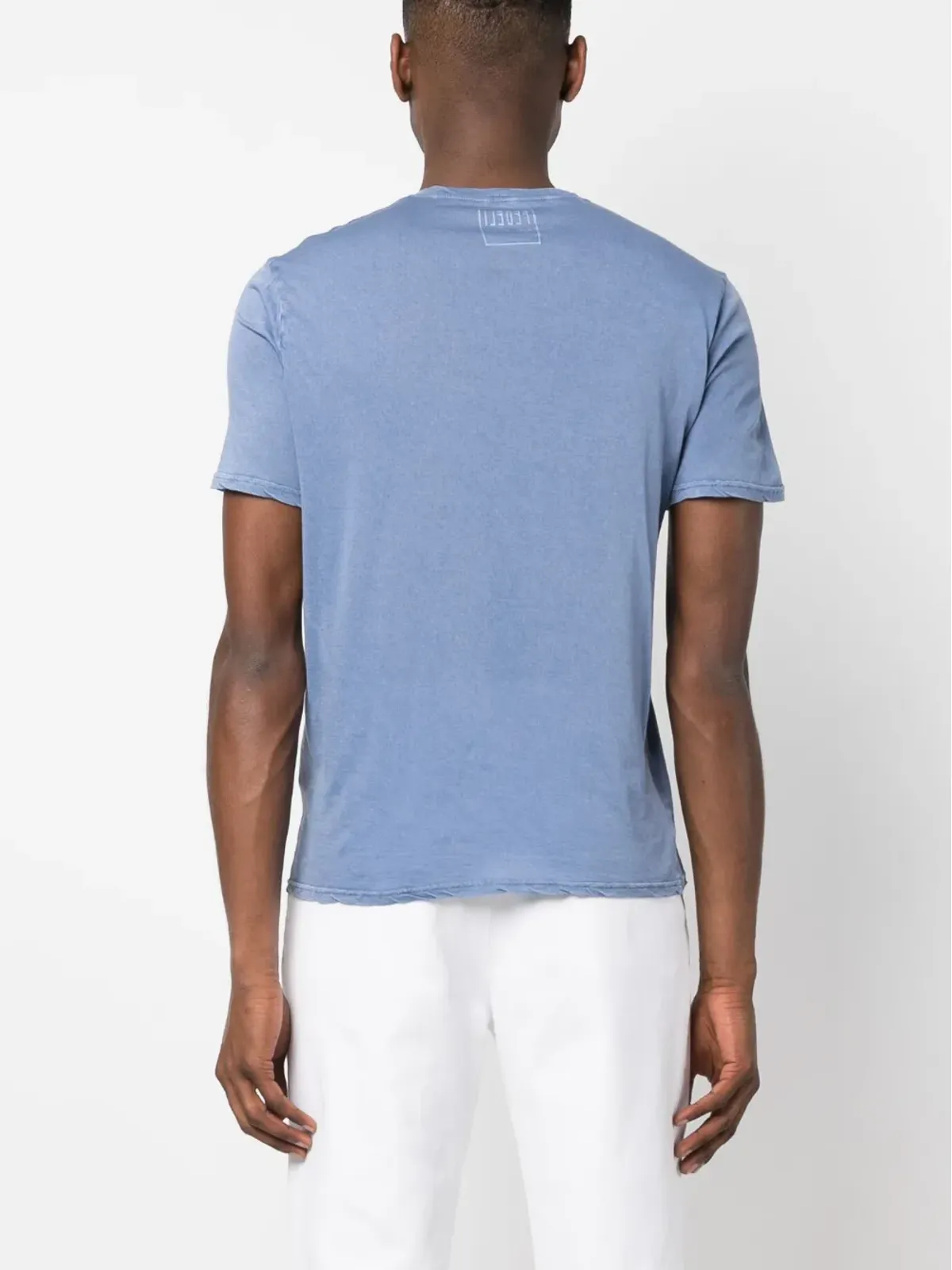 Fedeli クルーネック コットン Tシャツ - 画像4