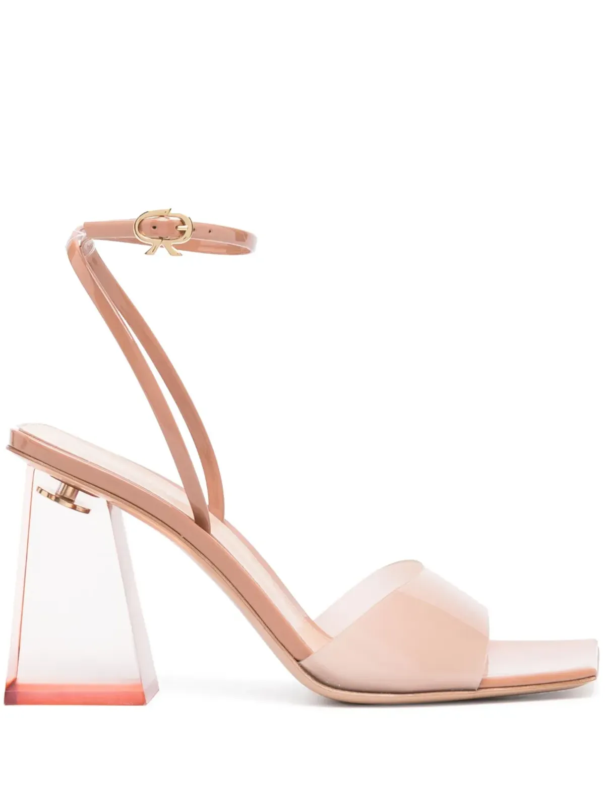 Gianvito Rossi 85mm スクエアトゥ サンダル - 画像1