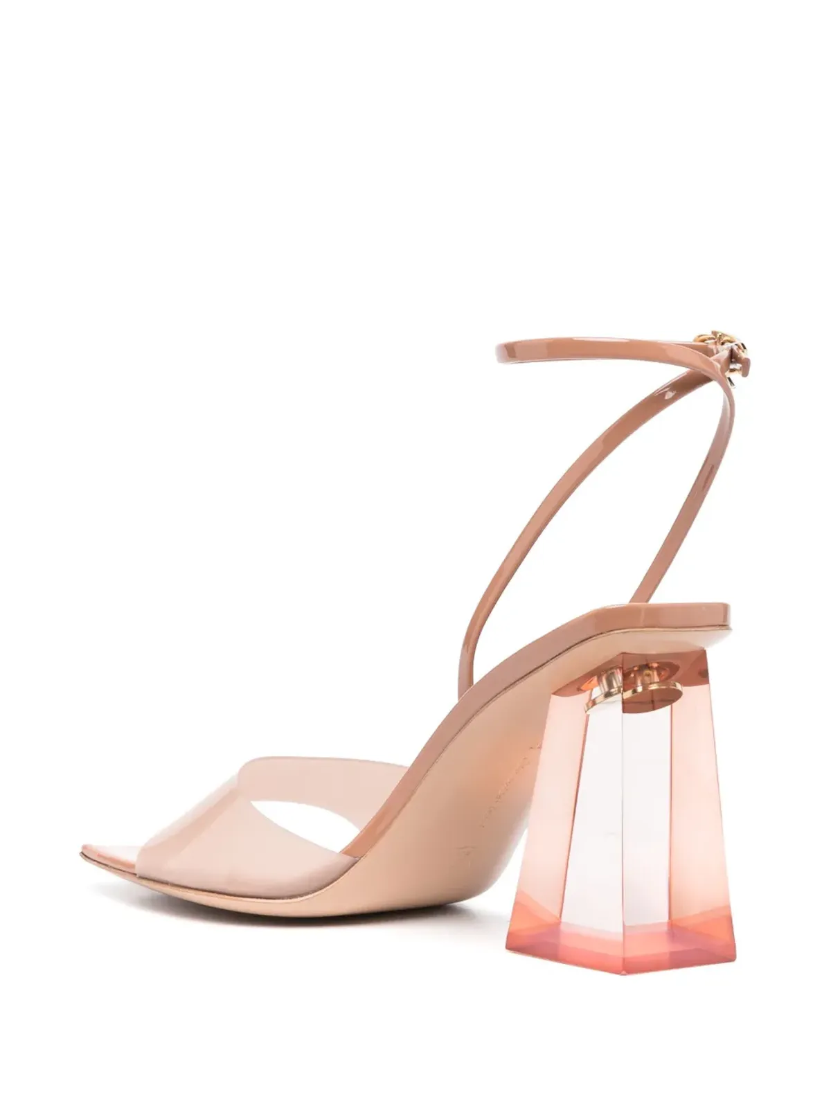Gianvito Rossi 85mm スクエアトゥ サンダル - 画像3