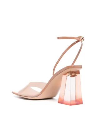 Gianvito Rossi 85mm スクエアトゥ サンダル - サムネイル3