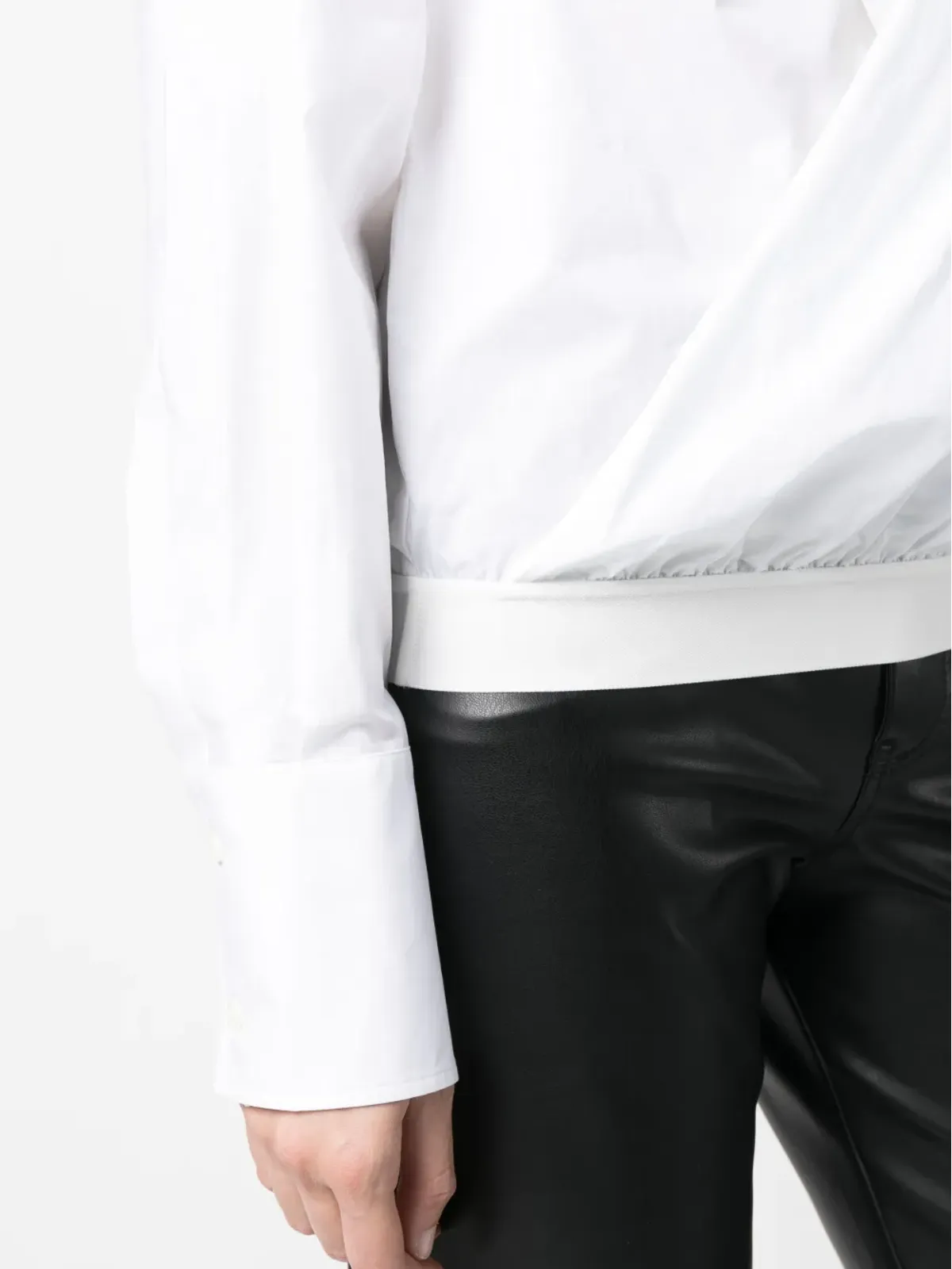 MM6 Maison Margiela クラシックカラーコットンシャツ - 画像5