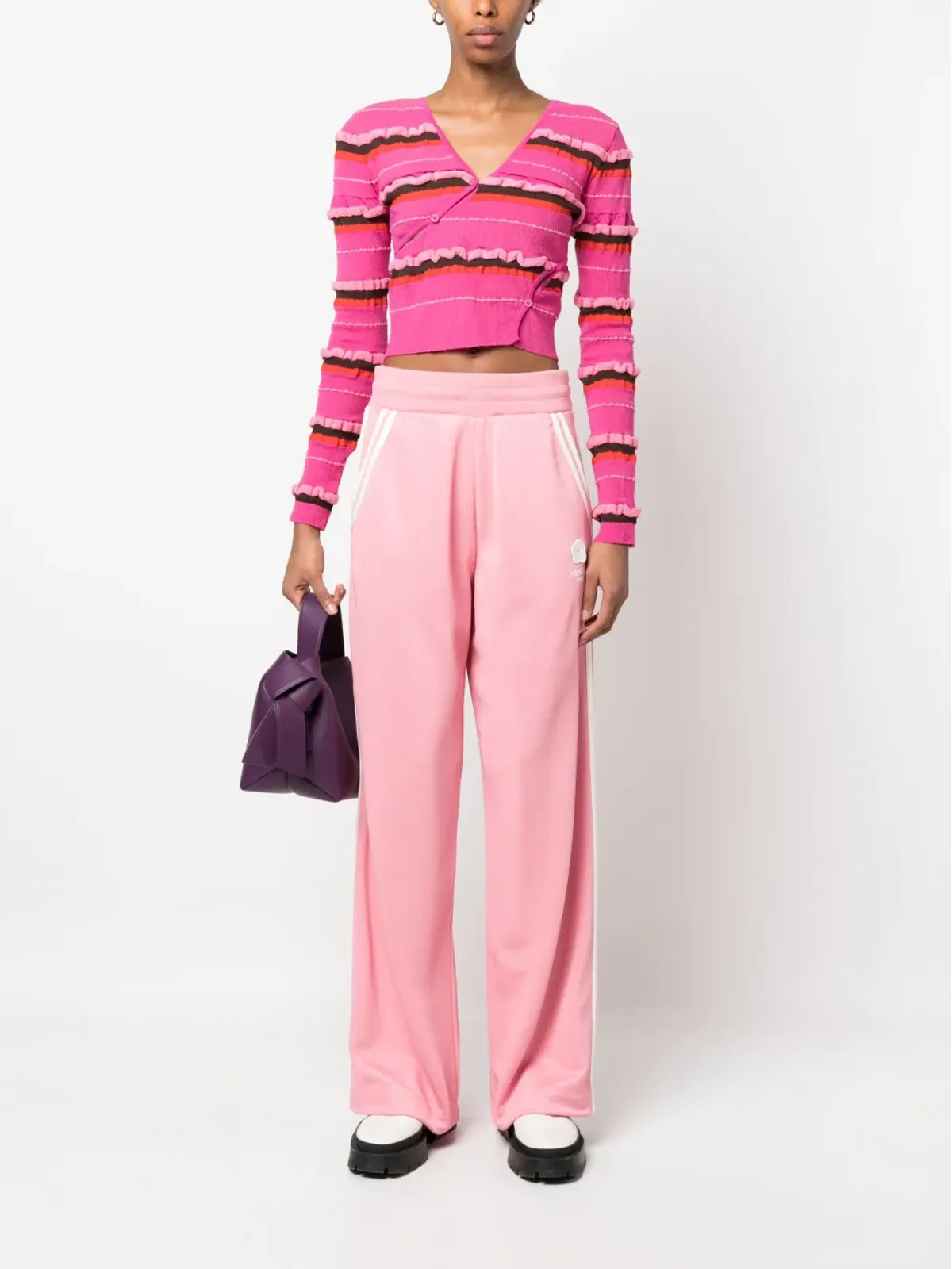 Kenzo サイドストライプのトラックパンツ - 画像2