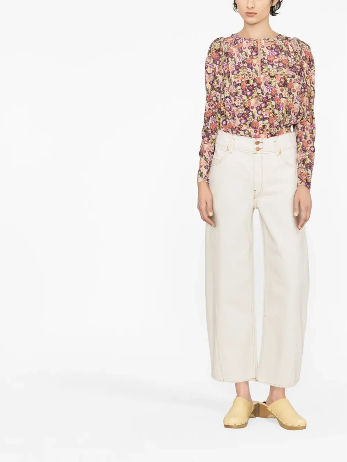 Ulla Johnson The Thea バレルレッグジーンズ - Neutrals - 画像2