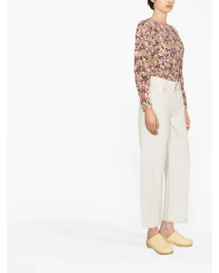 Ulla Johnson The Thea バレルレッグジーンズ - Neutrals - サムネイル4