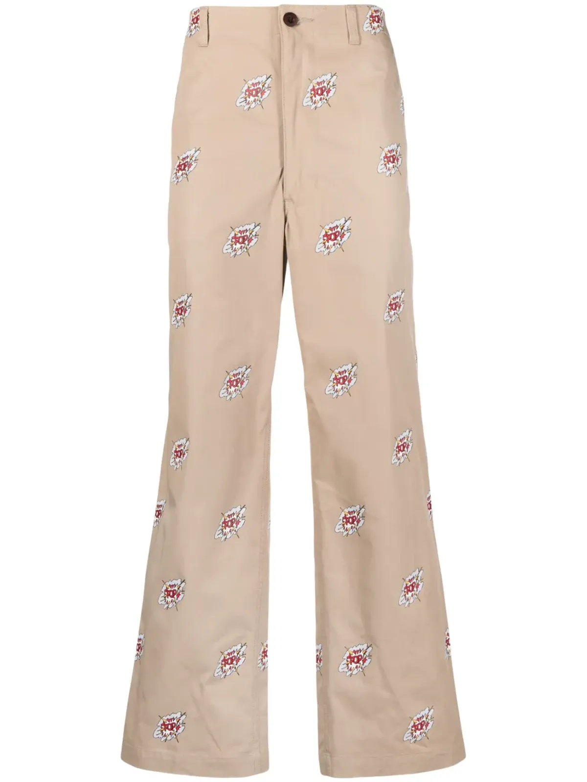 Junya Watanabe MAN × Roy Lichtenstein コットン チノパンツ - 画像1