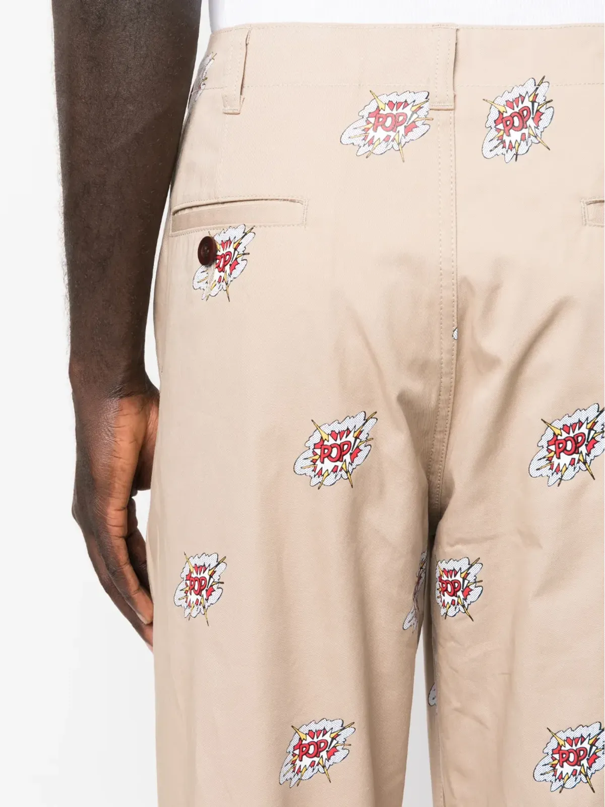 Junya Watanabe MAN × Roy Lichtenstein コットン チノパンツ - 画像5
