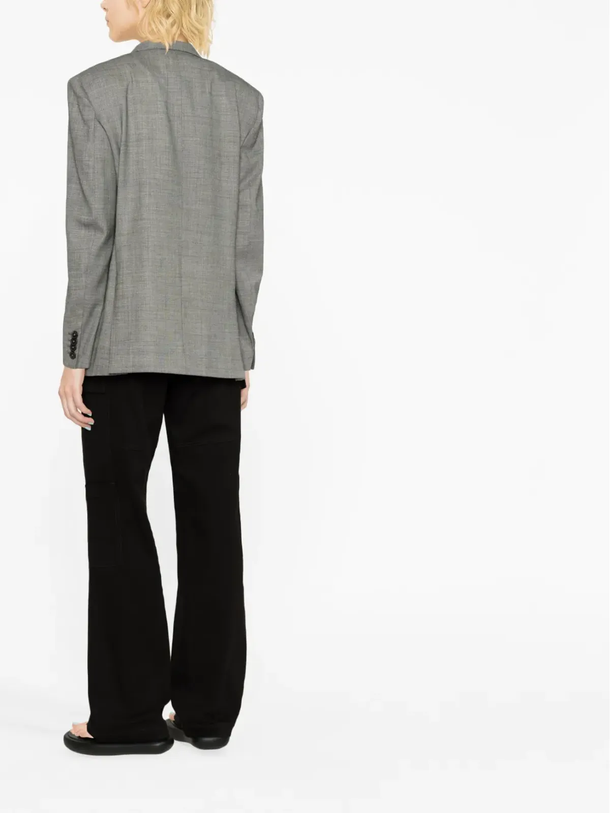 Stella McCartney ピークラペル ダブルブレスト ブレザー - 画像4