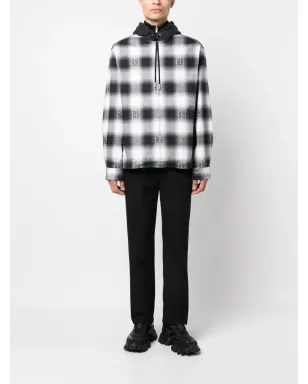 Givenchy チェック柄オーバーサイズフード付きシャツジャケット - サムネイル2
