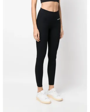 Jil Sander ロゴプリント 7/8 レギンス - サムネイル3