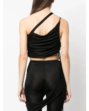 ANDREĀDAMO ワンショルダー ドレープトップ - サムネイル4
