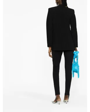 Balenciaga Hourglassピンストライプ シングルブレスト ブレザー - サムネイル4