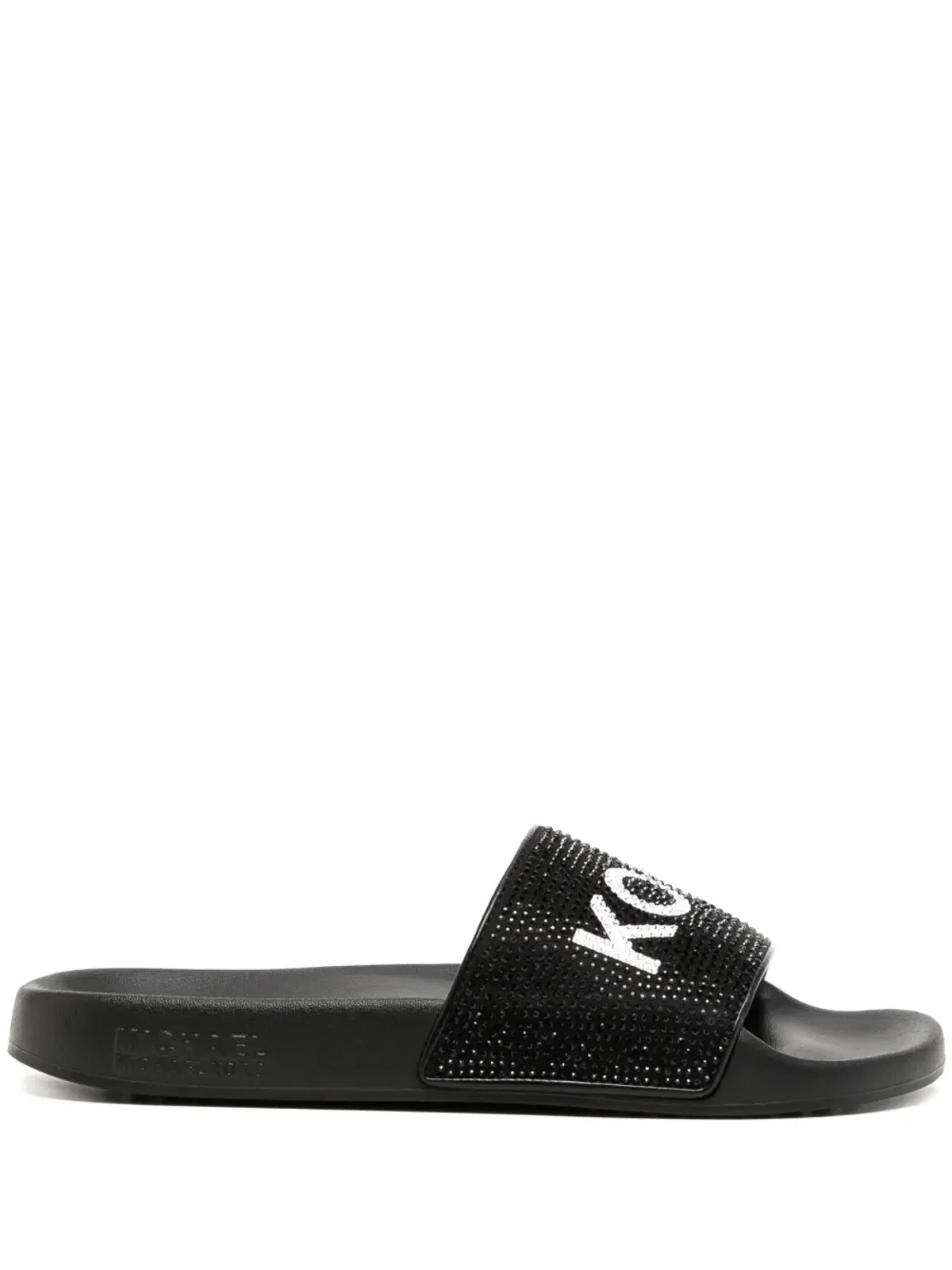 Michael Kors Gilmore rhinestone-embellished slides - 画像1