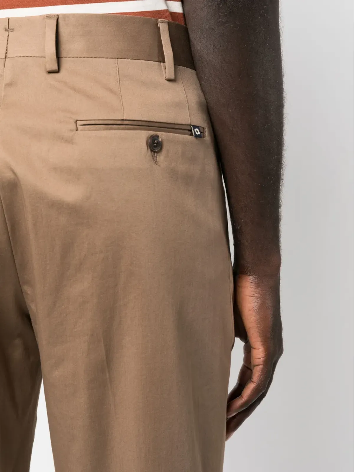 Lardini プリーツ入りストレートパンツ - 画像5