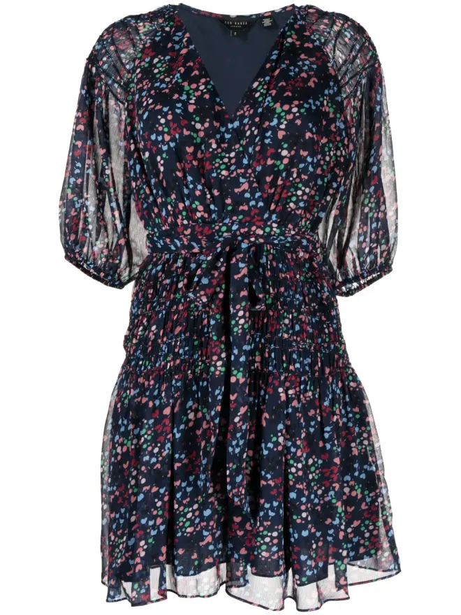Ted Baker Ted Baker Casadeeラップミニドレス - ブルーの商品画像