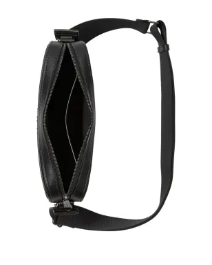 Burberry ロゴ入りチェック柄メッセンジャーバッグ - Black - サムネイル4