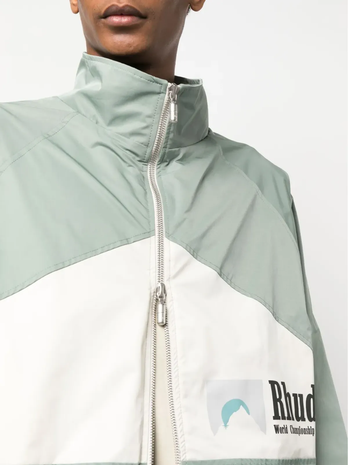 RHUDE World Championship ロゴプリント ボンバージャケット - 画像5