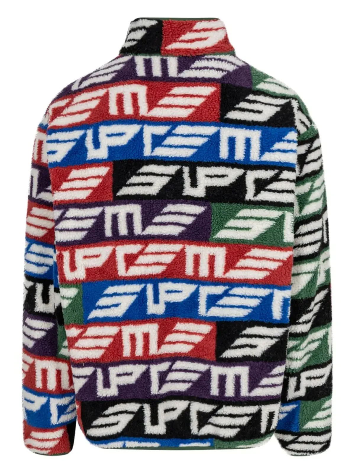 Supreme ジオ柄リバーシブル ウィンドストッパー フリース ジャケット - 画像2