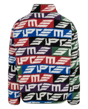 Supreme ジオ柄リバーシブル ウィンドストッパー フリース ジャケット - サムネイル2