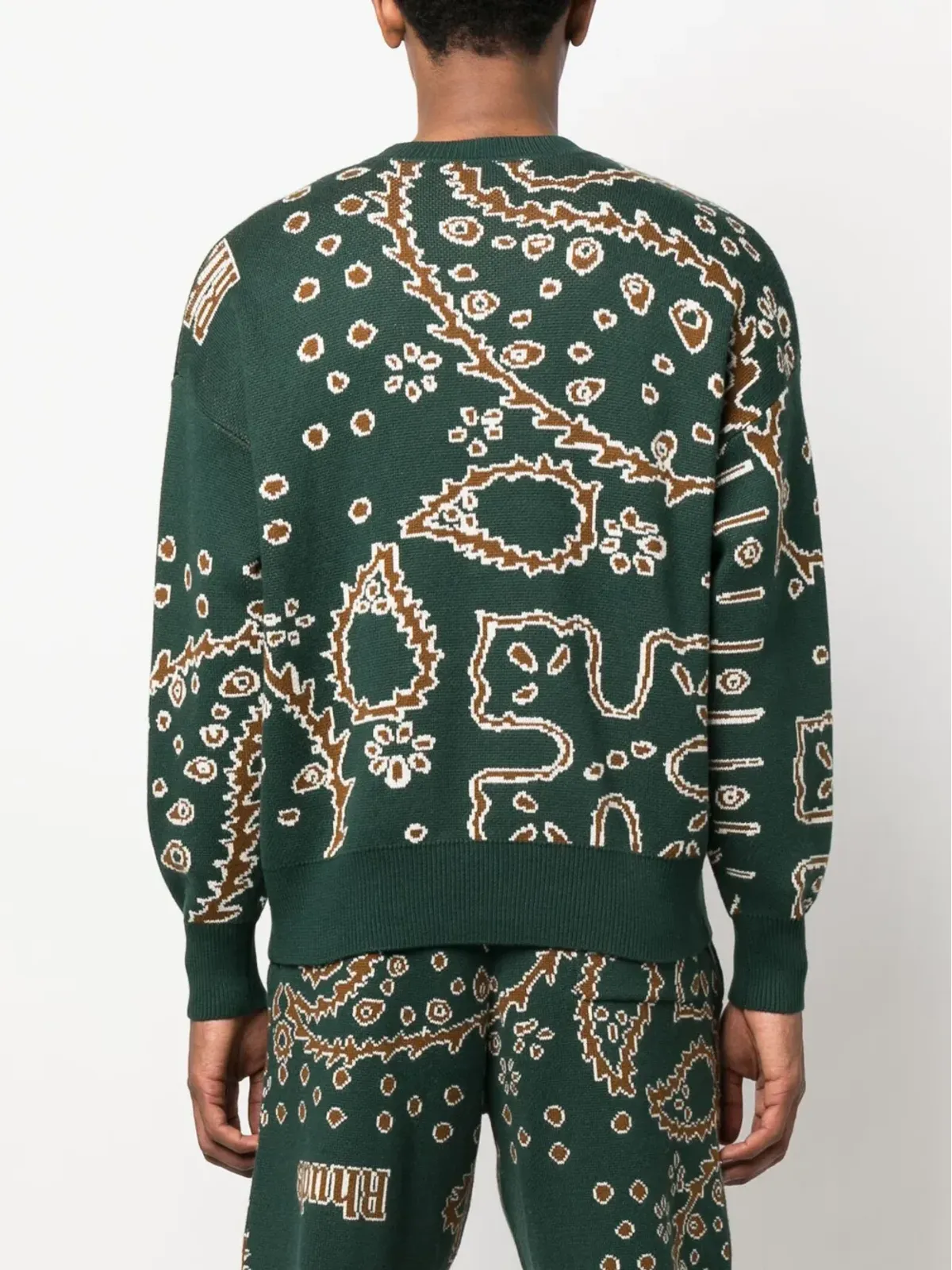 RHUDE インターシャ編みニットセーター - 画像4