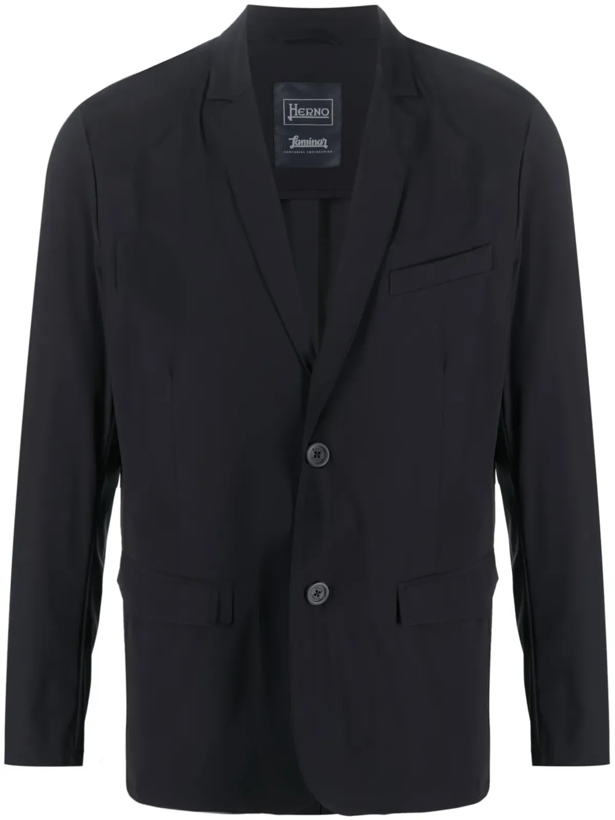 Herno シングルブレストブレザー ブルー - 画像1