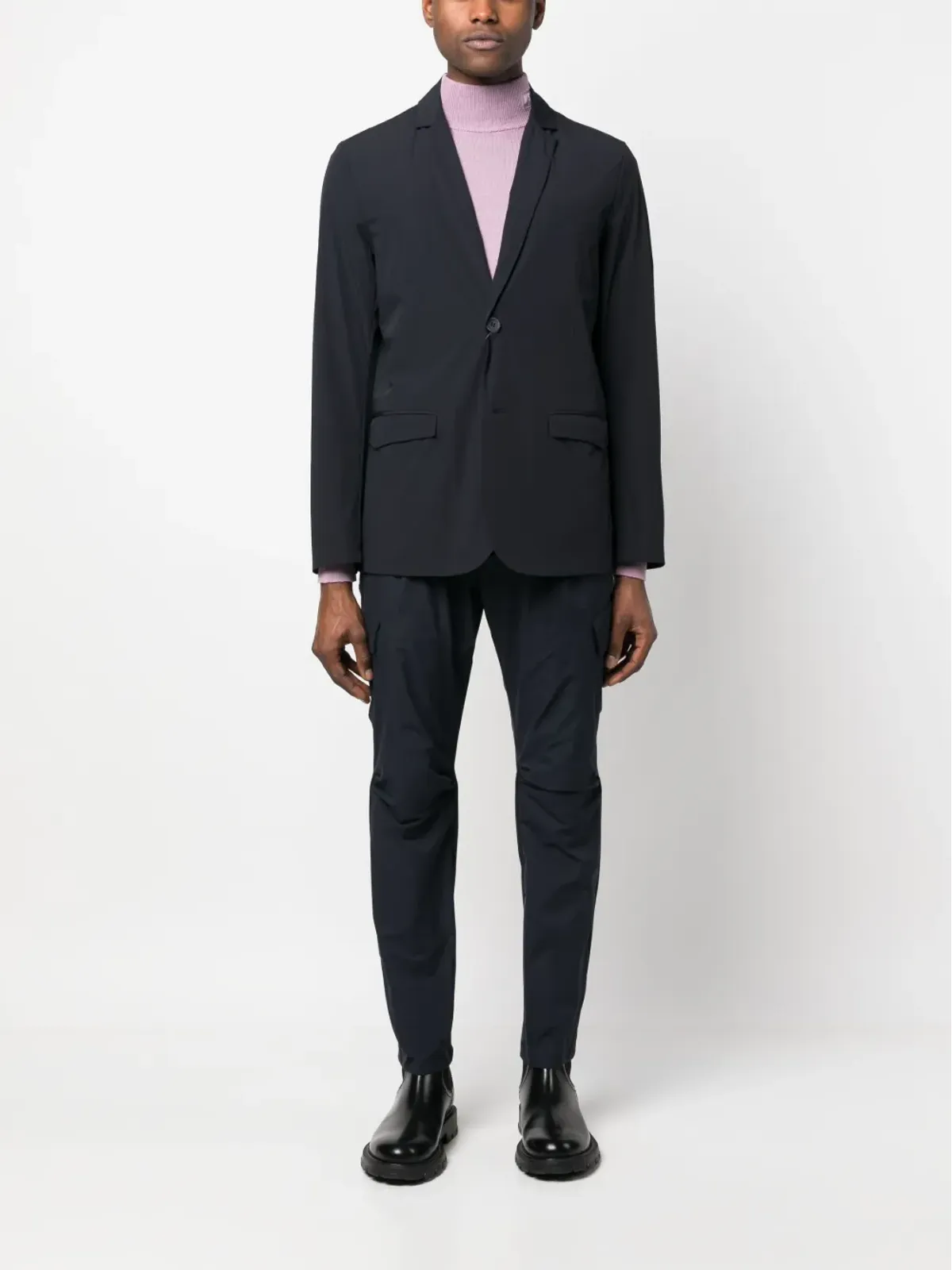Herno シングルブレストブレザー ブルー - 画像2