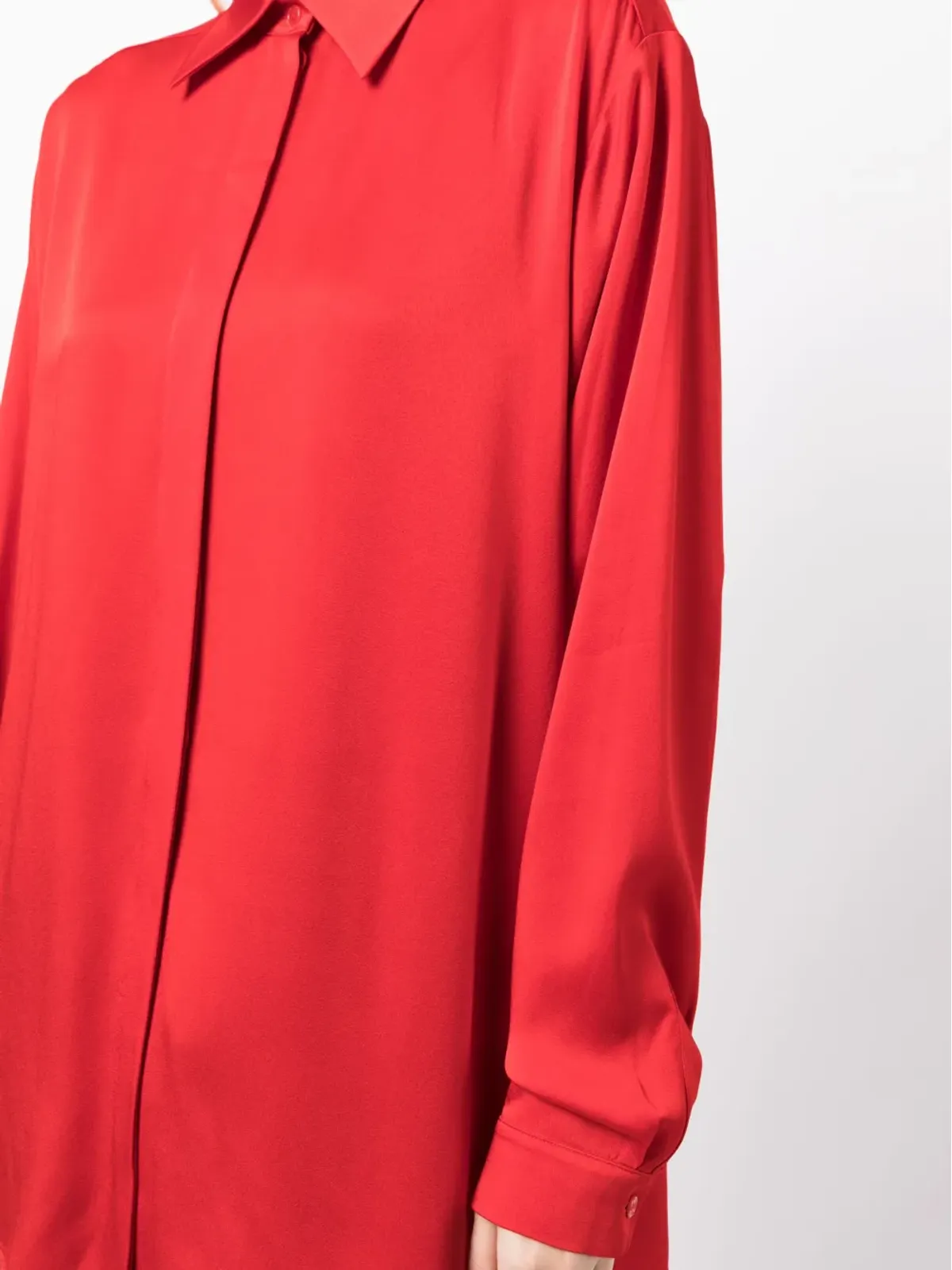 Michael Kors Collection ポインテッドカラー長袖シャツ - 画像5