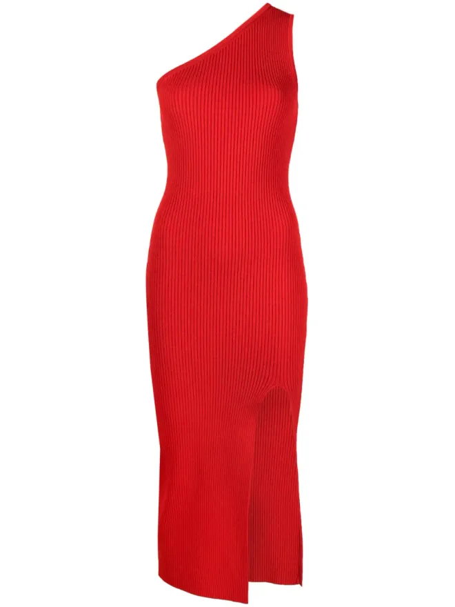 Michael Kors Collection Michael Kors Collection アシンメトリック・ワンショルダー ニットドレスの商品画像