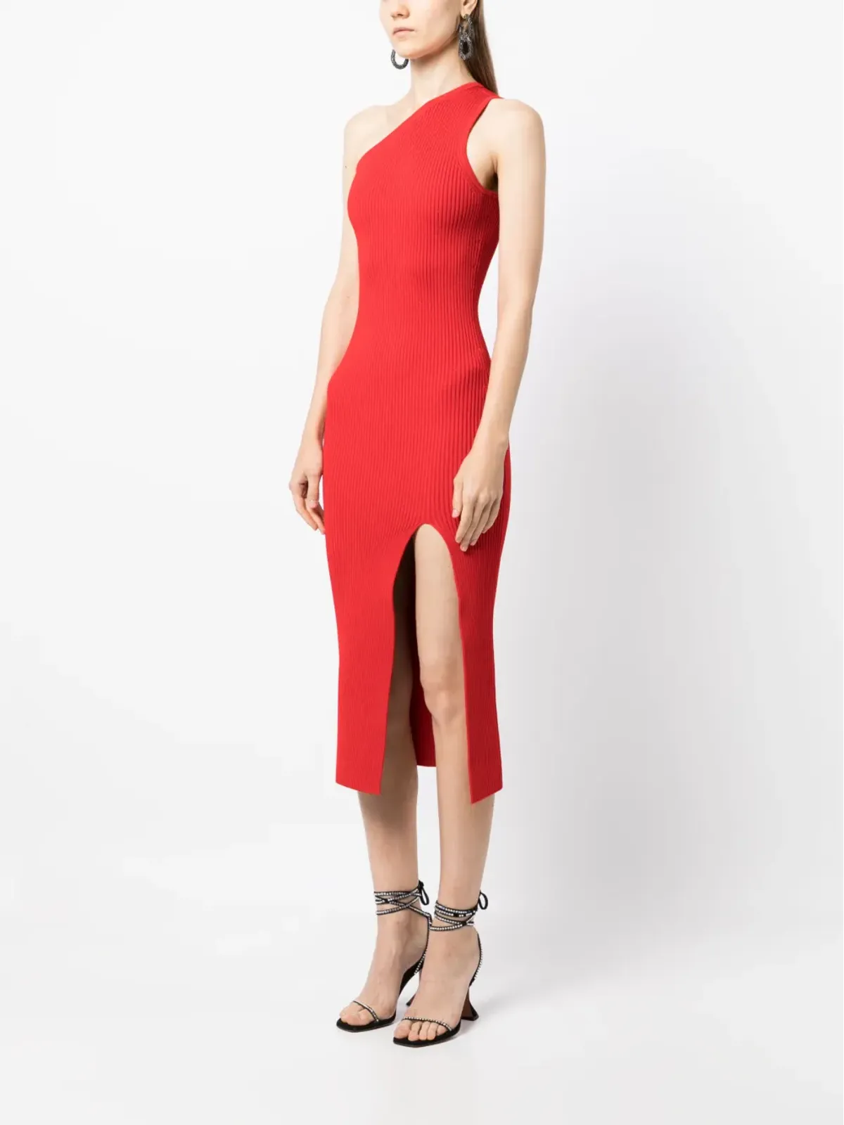 Michael Kors Collection アシンメトリック・ワンショルダー ニットドレス - 画像3