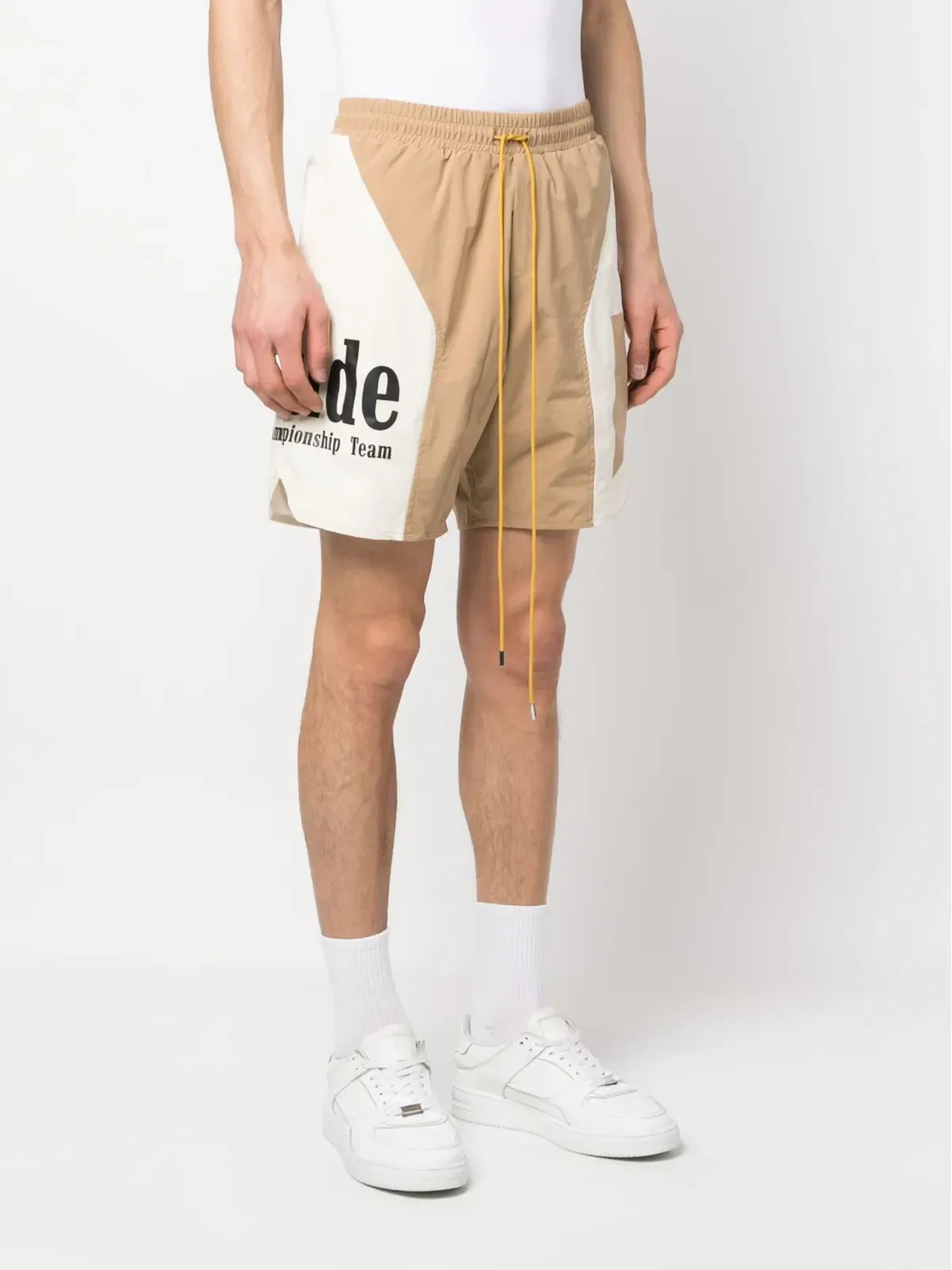 RHUDE ロゴプリント トラックショーツ - 画像3