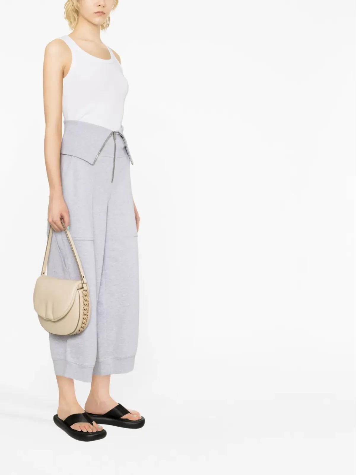 Stella McCartney Frayme チェーンリンク フェイクレザー ショルダーバッグ - 画像2
