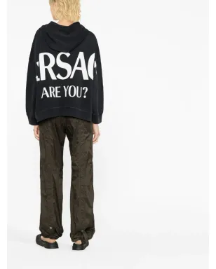 Versace ロゴプリント コットンフーディ - サムネイル3