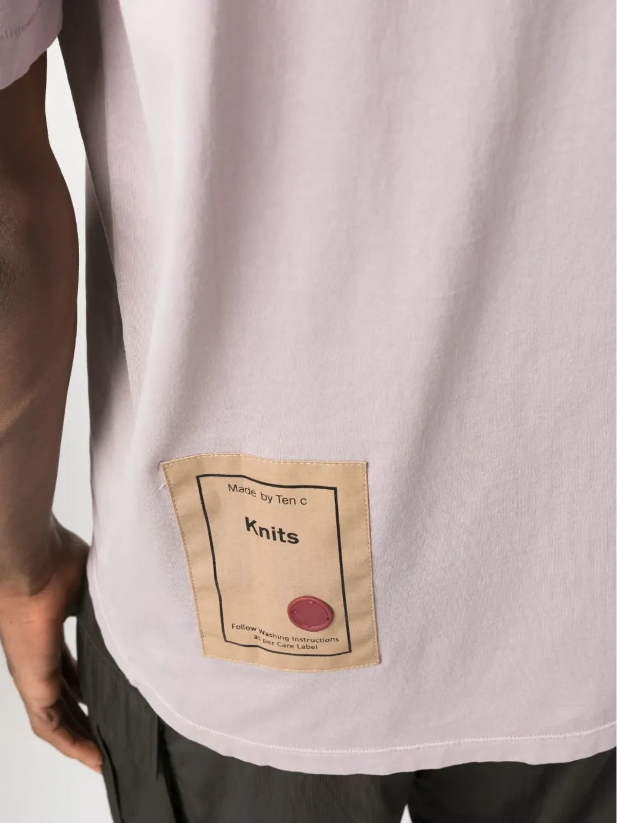 Ten C ロゴパッチ Tシャツ - 画像5