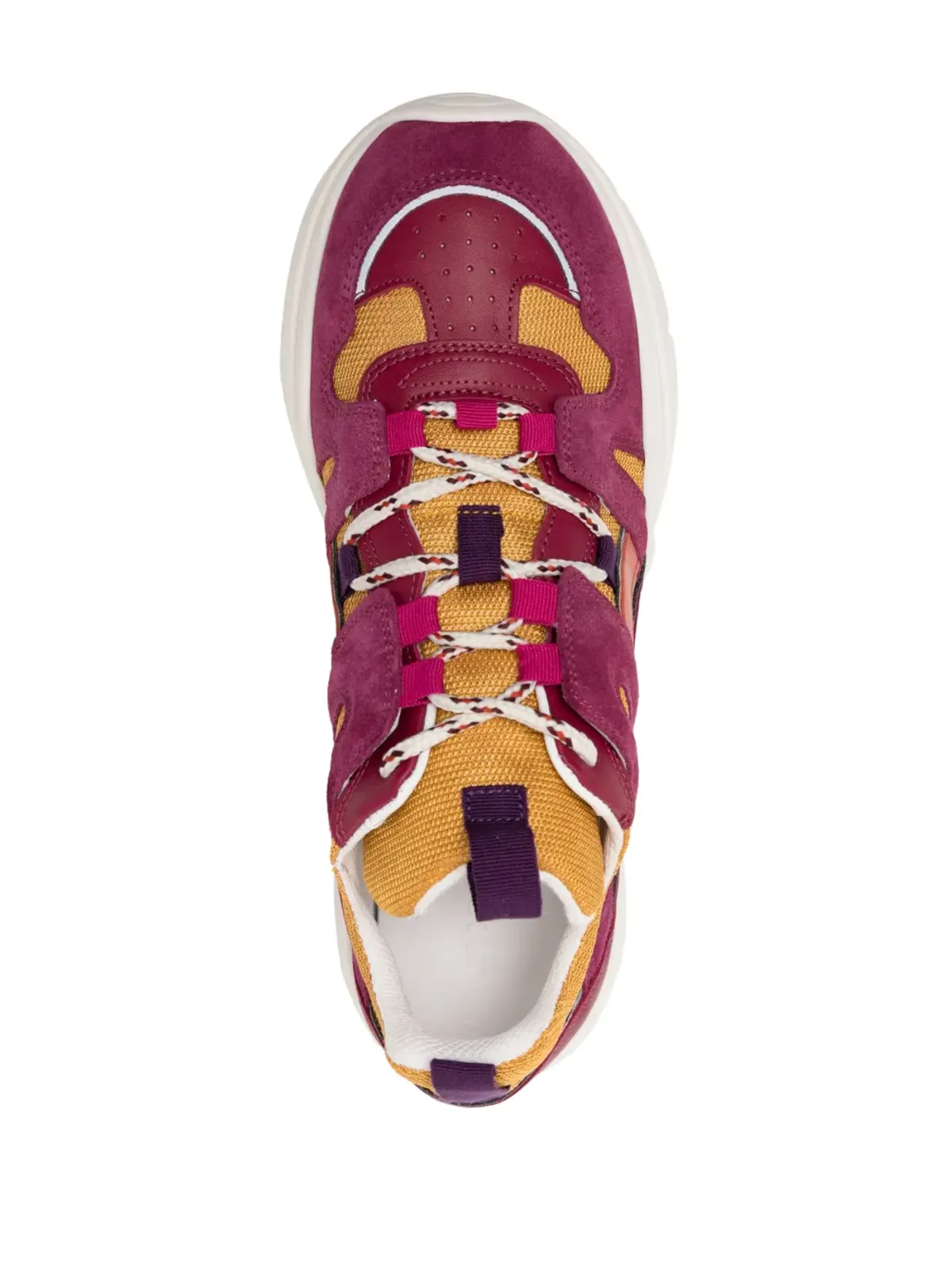 ISABEL MARANT Kindsay パネルドレザー スニーカー - 画像4