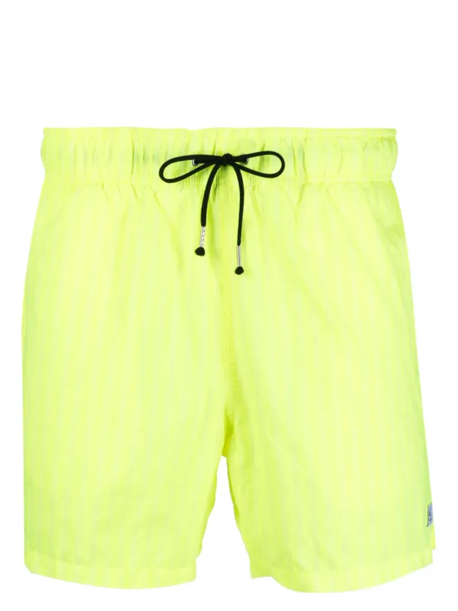 Department 5 Department 5 stripe-print swim shorts - Yellowの商品画像