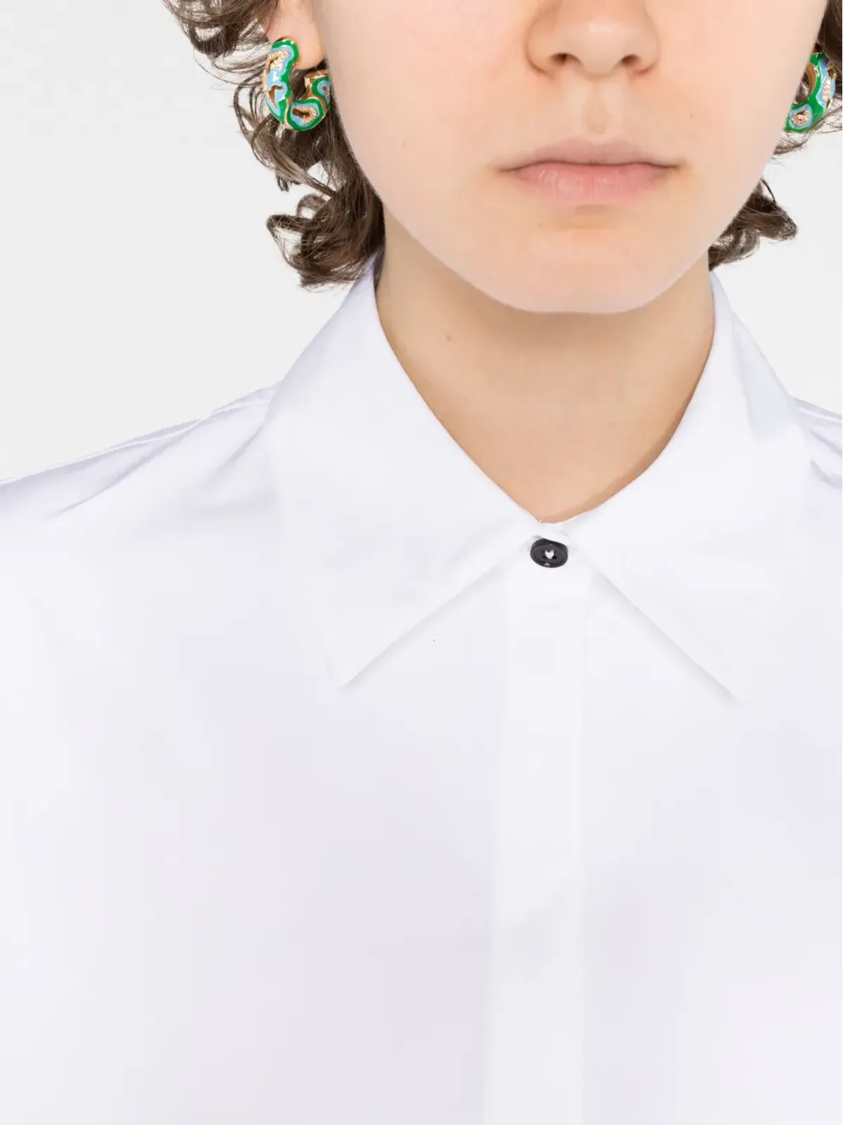 Jil Sander バギー・フィット・シャツ・マキシドレス - 画像5