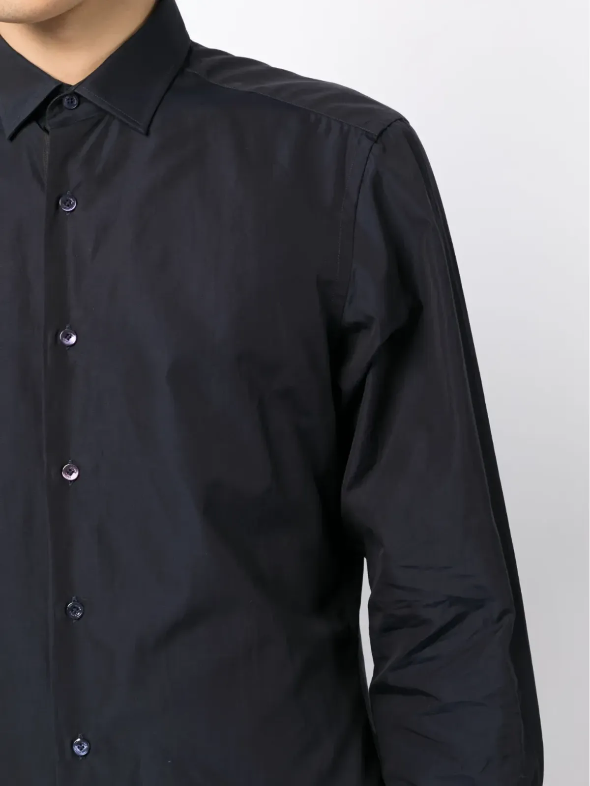 Lanvin スプレッドカラー コットン シャツ - 画像5