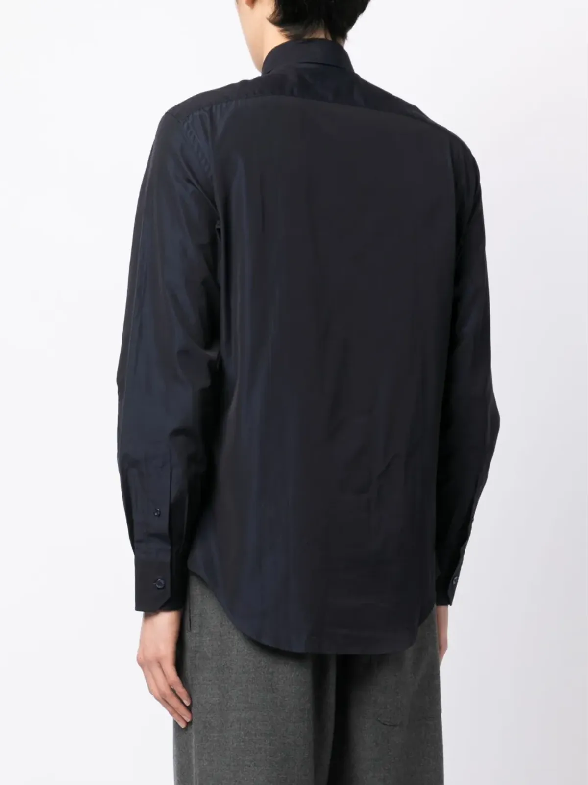 Lanvin スプレッドカラー コットン シャツ - 画像4