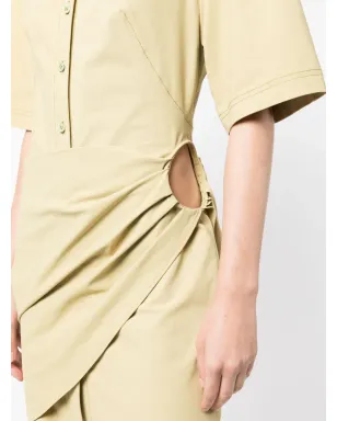 Jacquemus ギャザー入りシャツドレス - サムネイル5