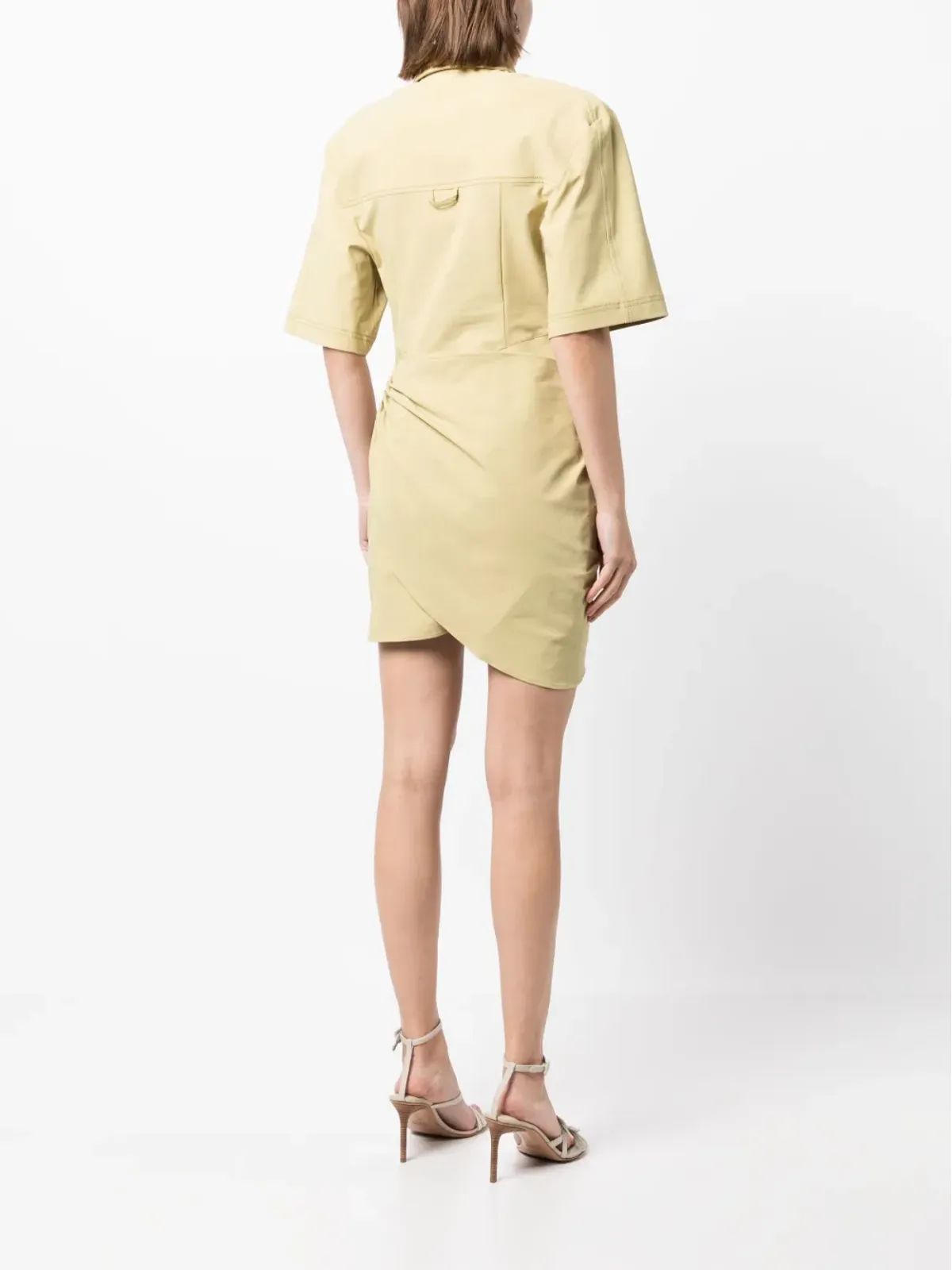 Jacquemus ギャザー入りシャツドレス - 画像4