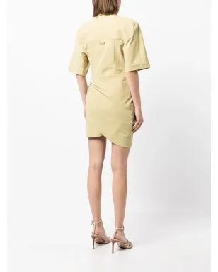 Jacquemus ギャザー入りシャツドレス - サムネイル4